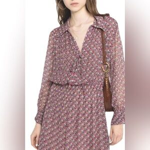 Zadig and Voltaire Reevas Skull Print Dress